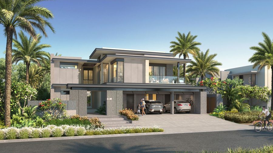 Home exterior render, Jebel Ali Village