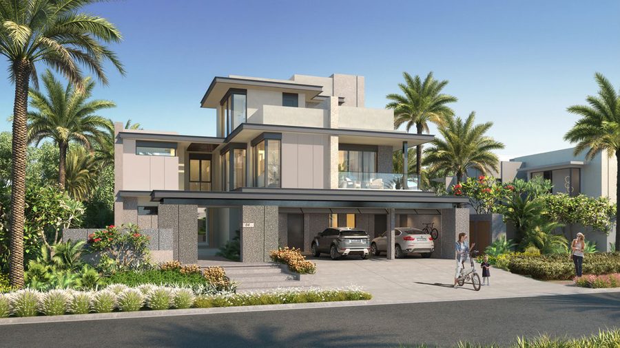 Home exterior render, Jebel Ali Village