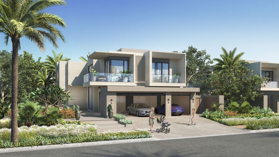 Home exterior render, Jebel Ali Village